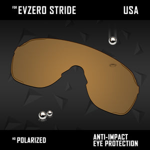 Anti Scratch Polarized Replacement Lenses for-Oakley EVZero Stride